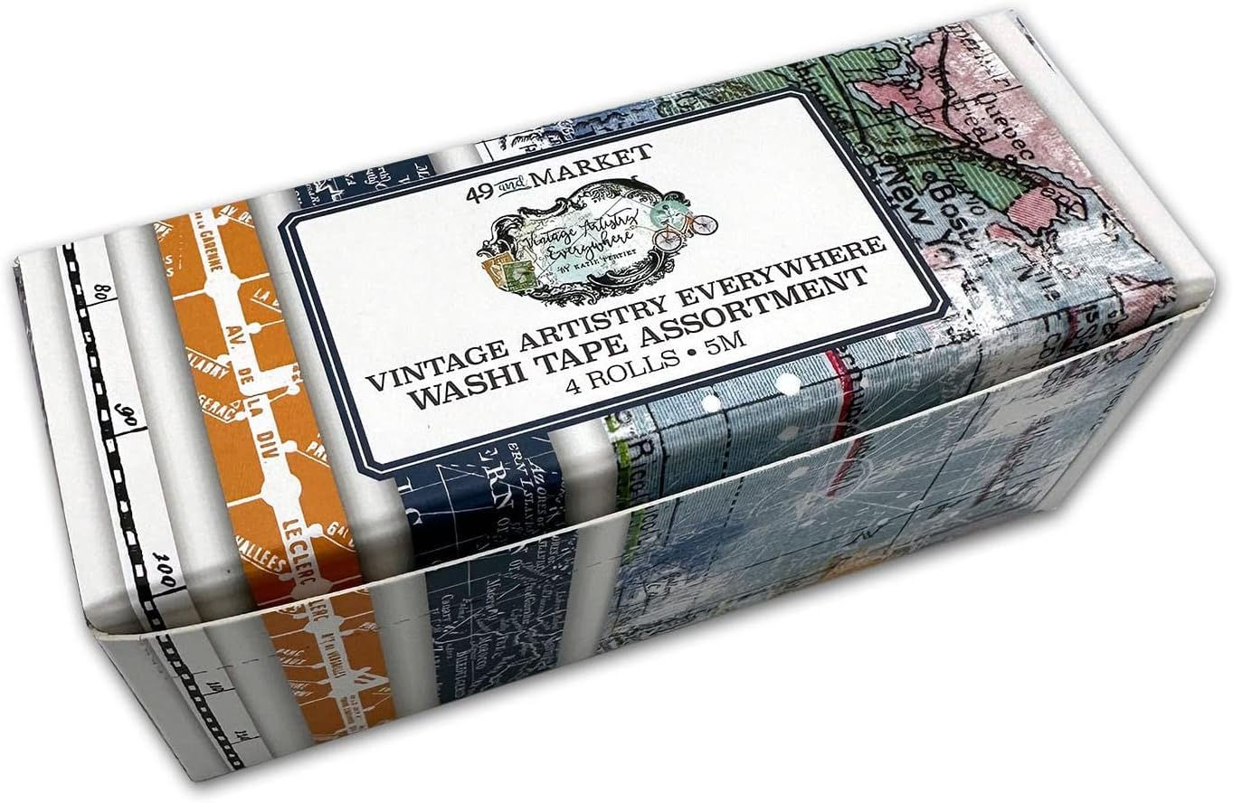 49 and Market Vintage Artistry Everywhere Washi Tape