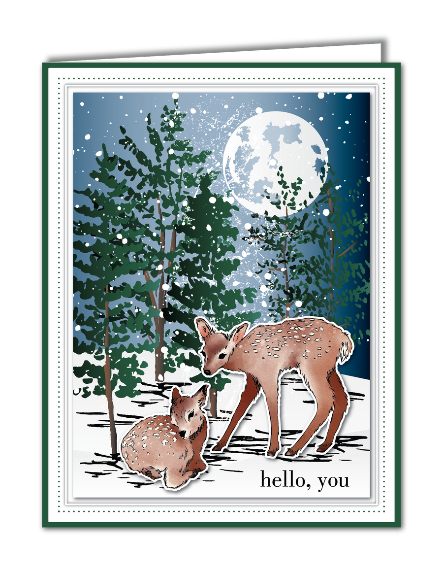 Thumbnail: Forest Animals Clear Stamp & Die Bundle