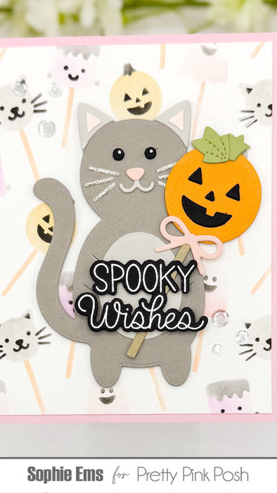 Thumbnail: Halloween Greetings Clear Stamp & Die Bundle