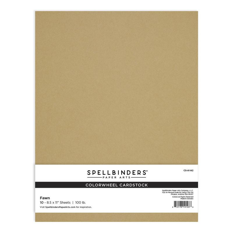 Fawn ColorWheel Cardstock 8.5" x 11" Single Sheet
