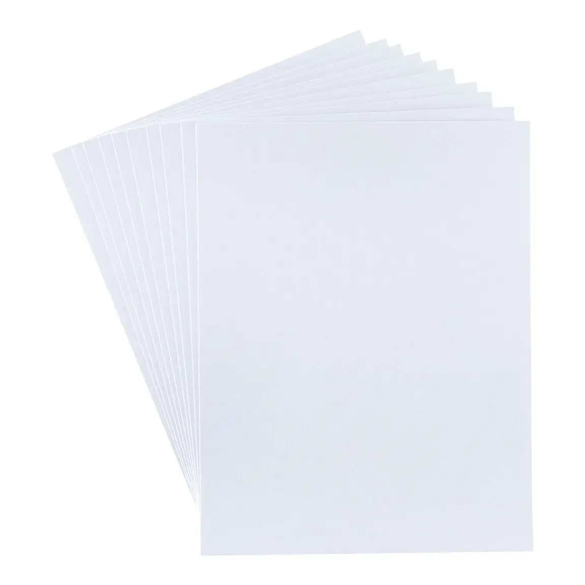 Brushed White Cardstock - 8.5 x 11" Cardstock - Single Sheet