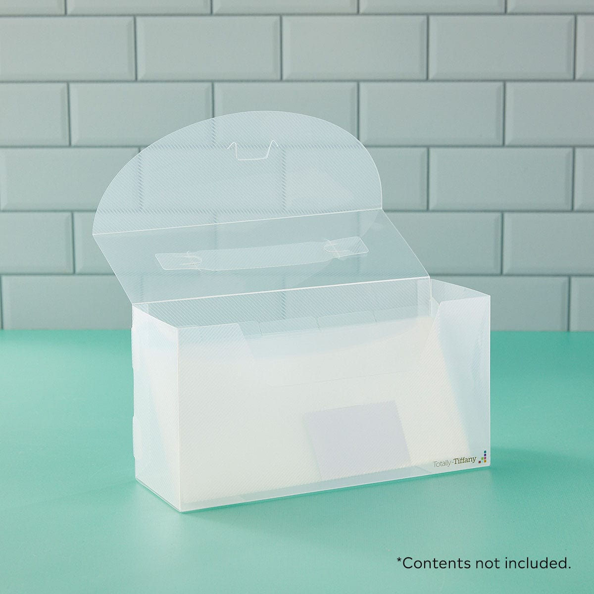 Totally Tiffany - 4"x 9" Slimline Storage Fab File Box