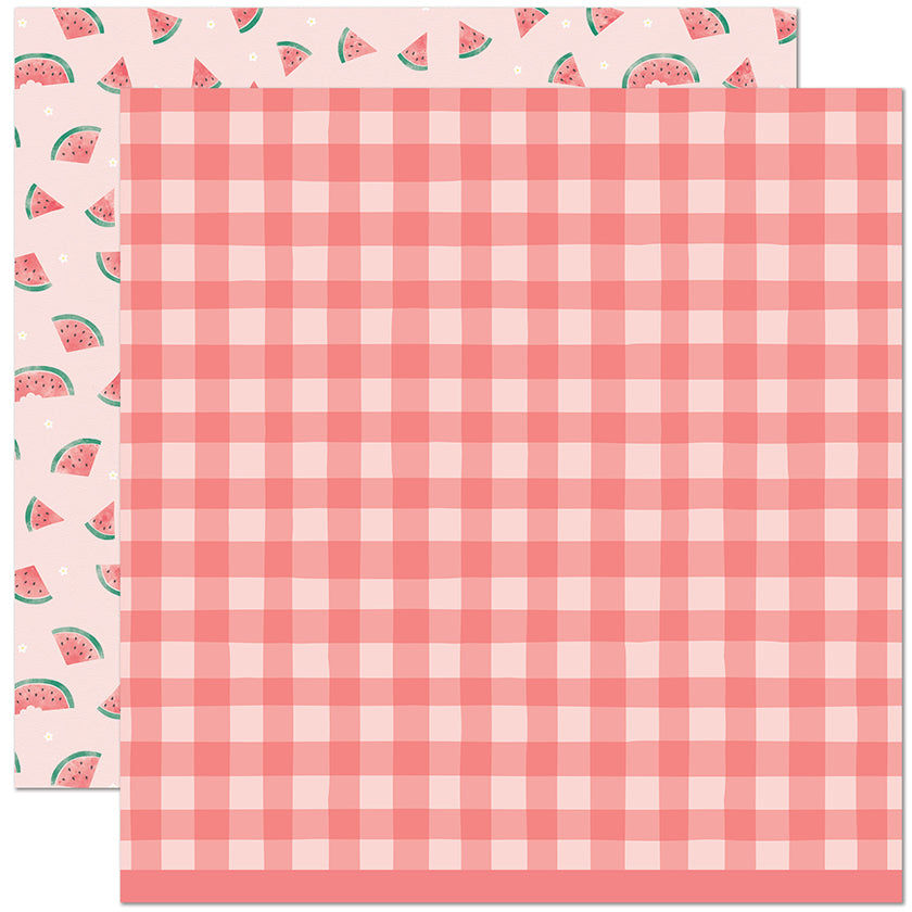 Thumbnail: 12"x12" One In a Melon Cardstock