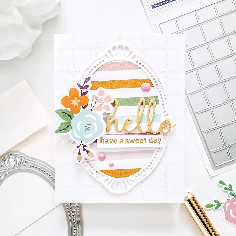 Thumbnail: Essentials: Fancy Oval Frame Die Set