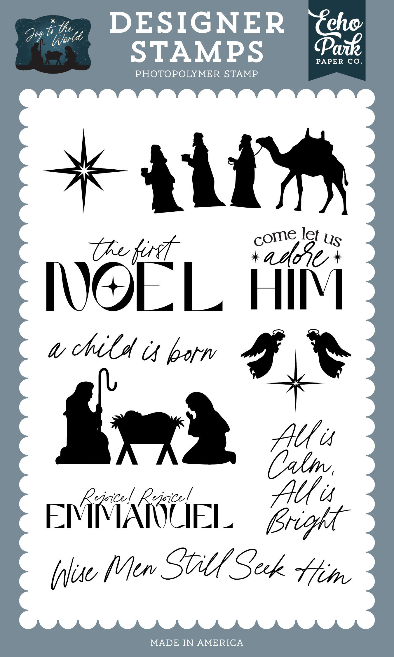 Joy To The World: Rejoice Rejoice Stamp Set