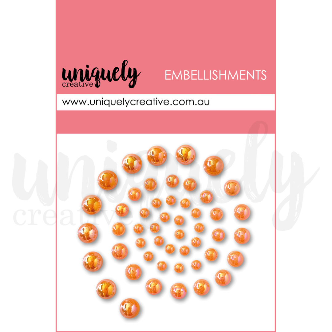 Peach Pearl Embellies