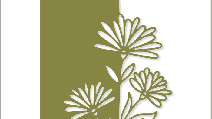 Edged Wildflower Die