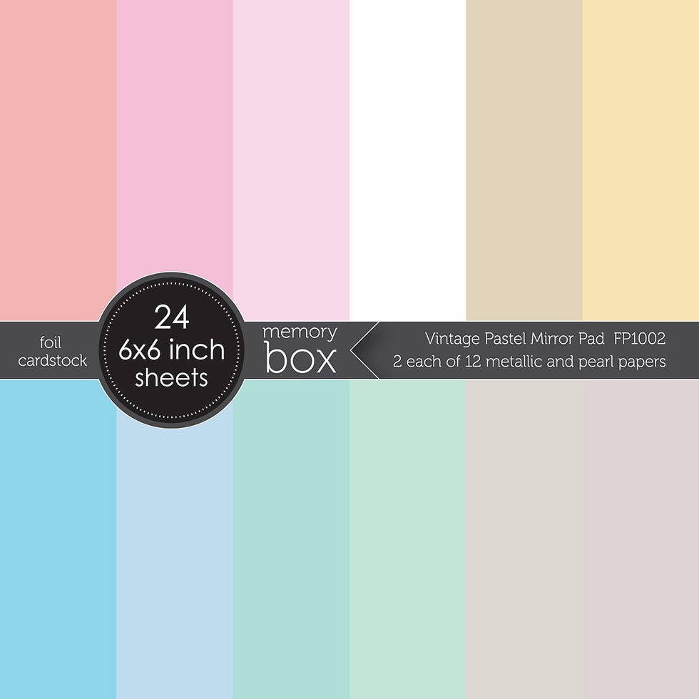 Thumbnail: Vintage Pastel Mirror Pad 6x6 pack