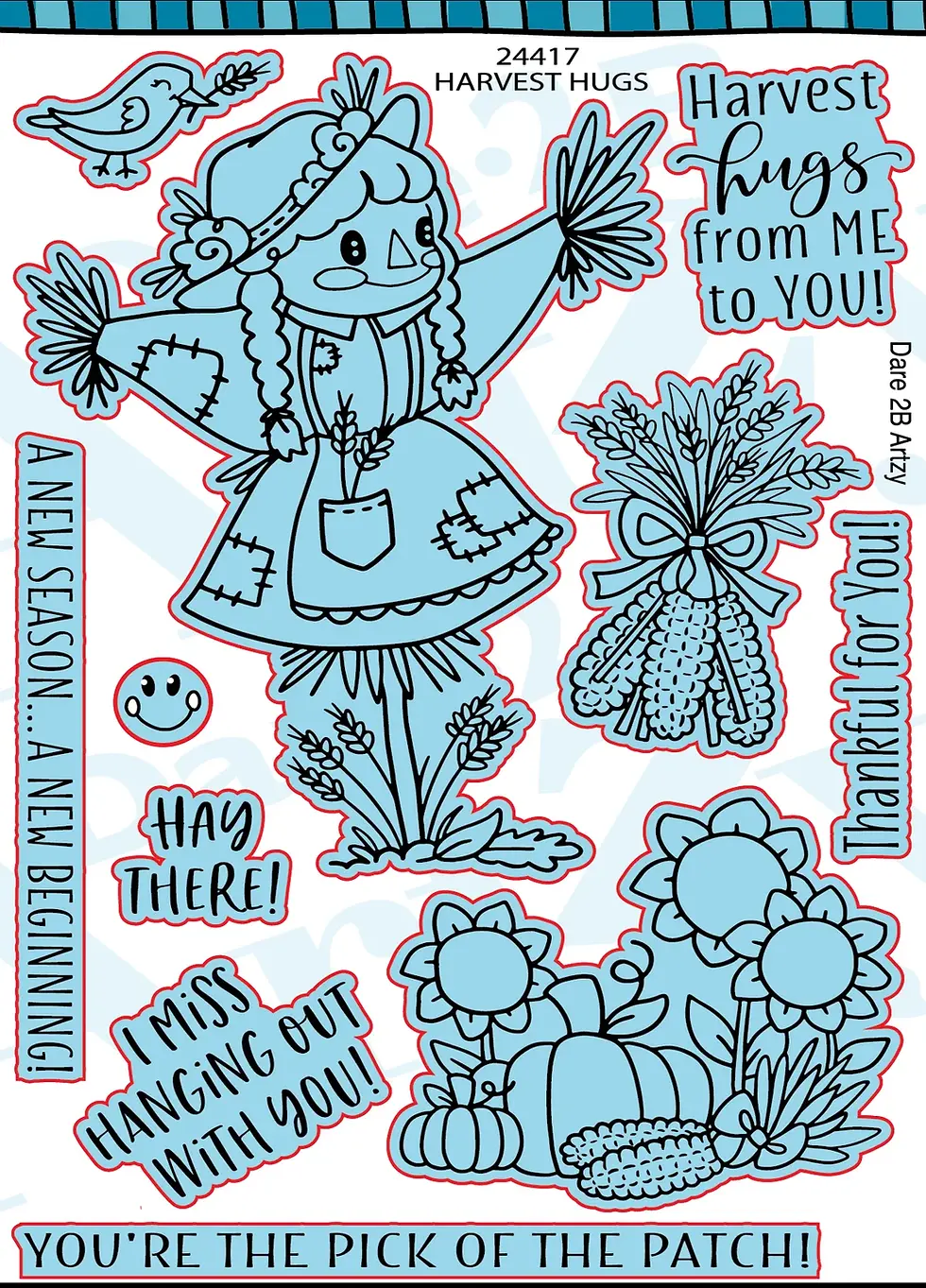 Thumbnail: Harvest Hugs Clear Stamp & Die Bundle