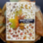 Thumbnail: Leaves in the Wind Bold Prints Cling Rubber Stamp