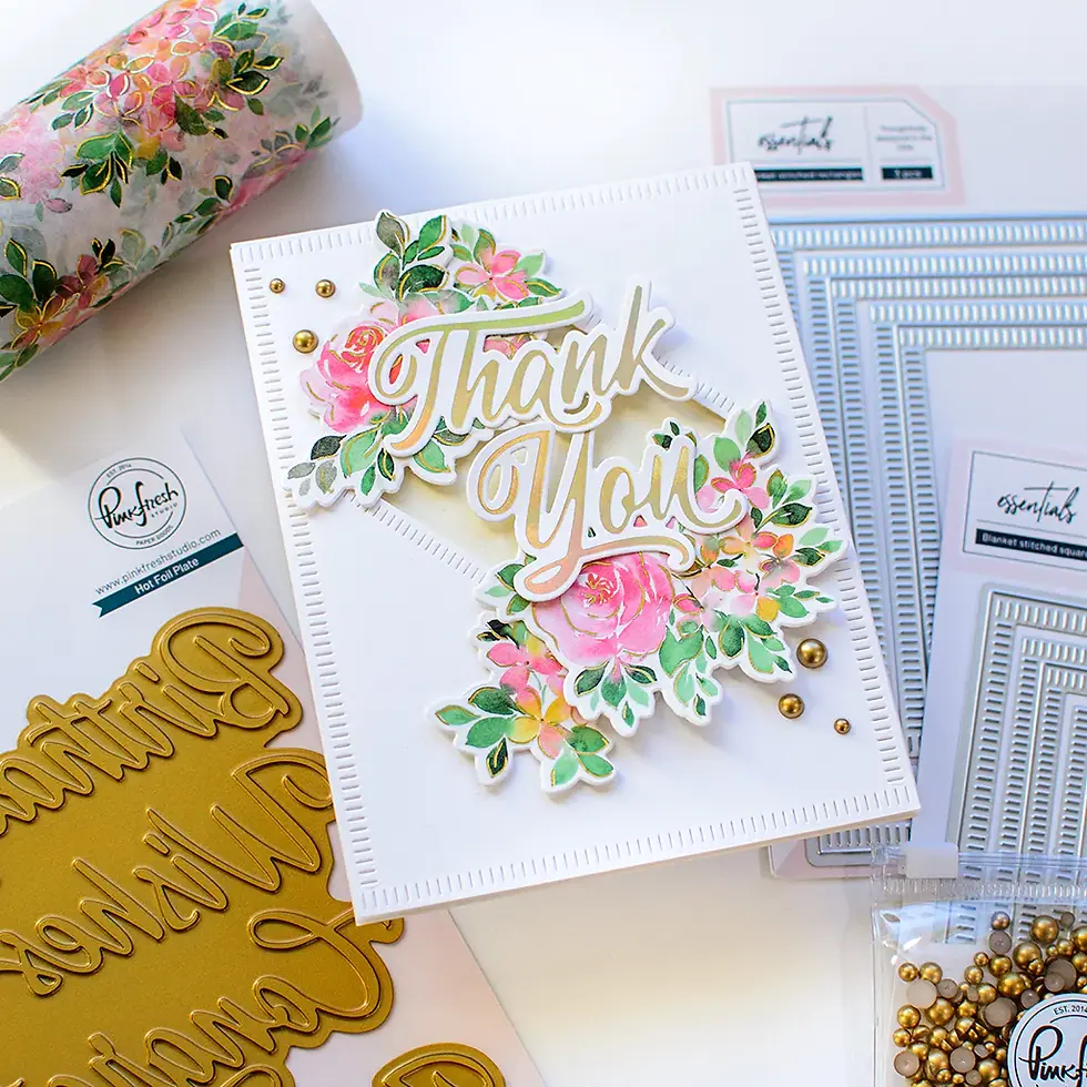 Thumbnail: Essentials: Blanket Stitched Rectangles Dies