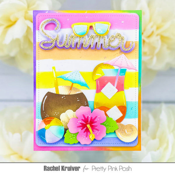 Thumbnail: Watercolor Strips w/Masks Stencil