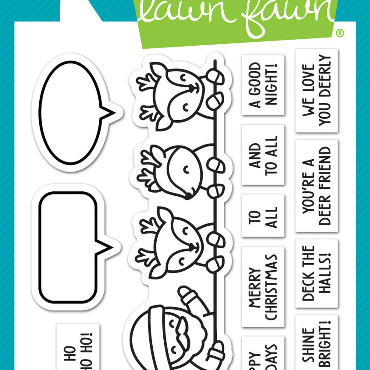 Simply Celebrate Santa Clear Stamp & Die Bundle