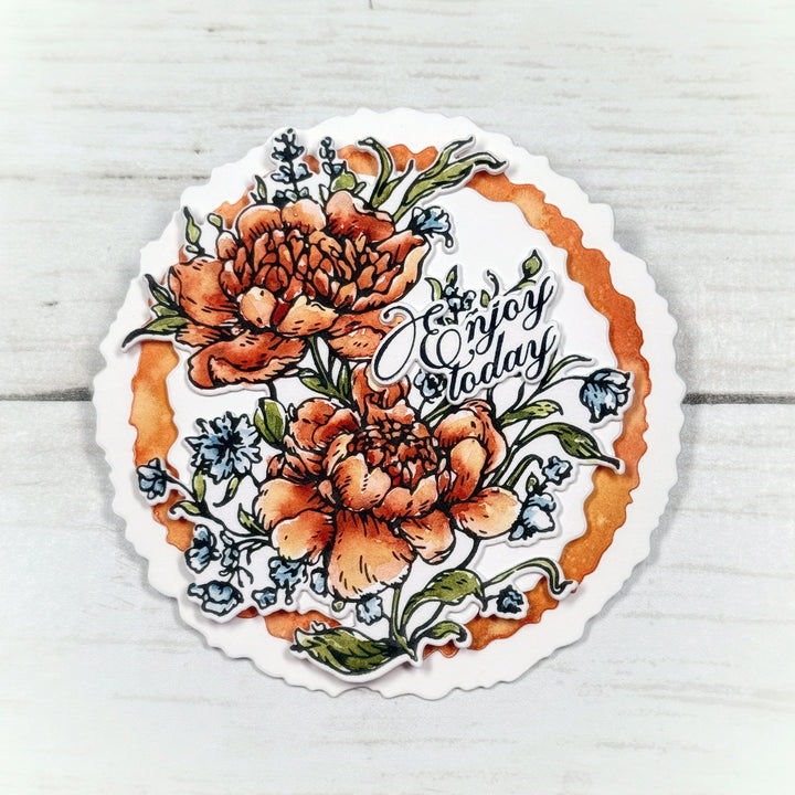 Thumbnail: Romantic Bouquet Impress-ion Press + Foil Platel & Die Bundle