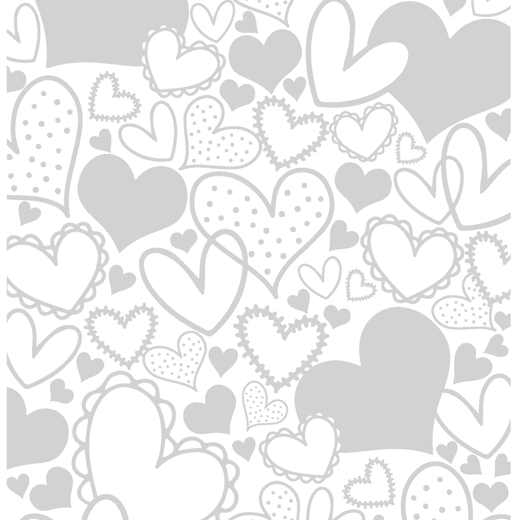 Heart Mix 5x7 Impress-ion Press + Foil Plate