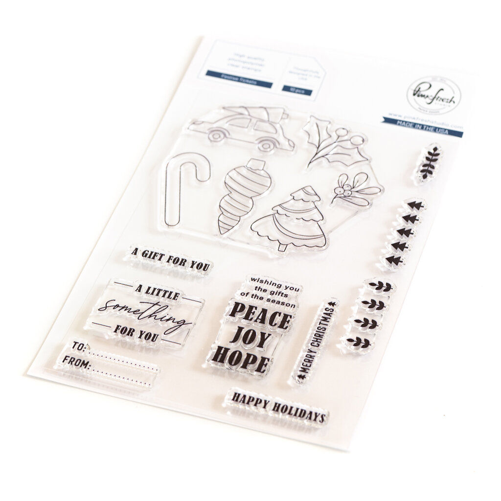 Festive Tickets Clear Stamp, Stencil & Die Bundle