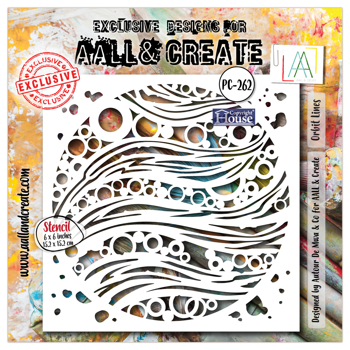 AALL and Create Orbit Lines 6x6 Stencil