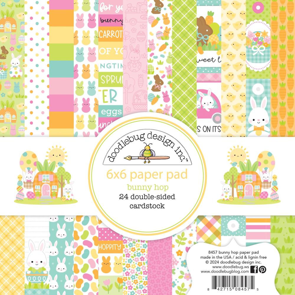 6"x6" Doodlebug Bunny Hop Paper Pad