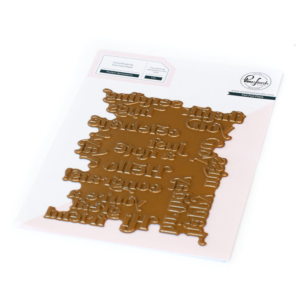 Perfect Sentiments Hot Foil Plate & Die Bundle