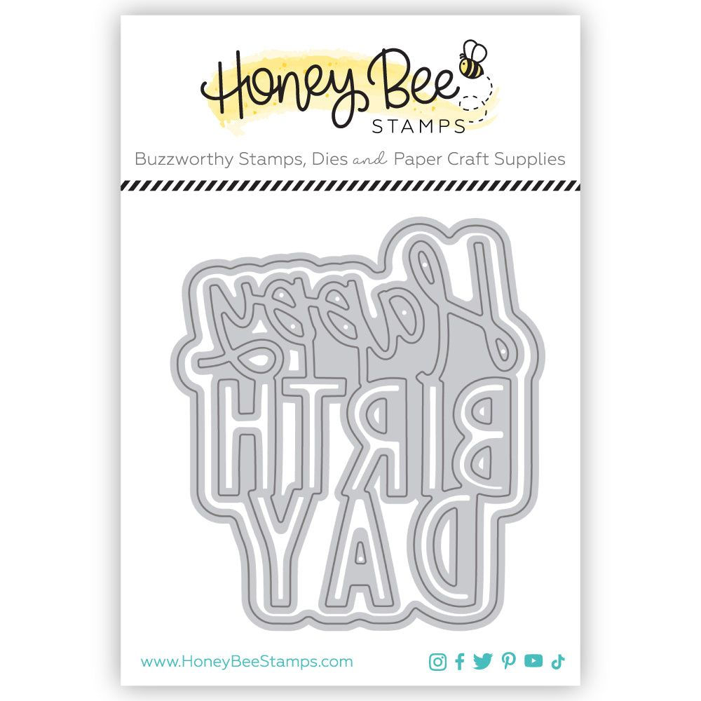 Big Birthday - Honey Cuts - Stand-Alone Dies