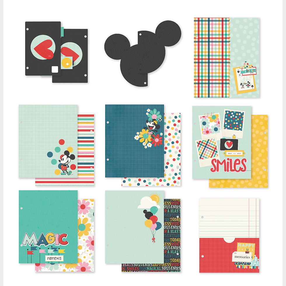 Thumbnail: Say Cheese Happiest Place 6x8 SN@P! Binder Inserts
