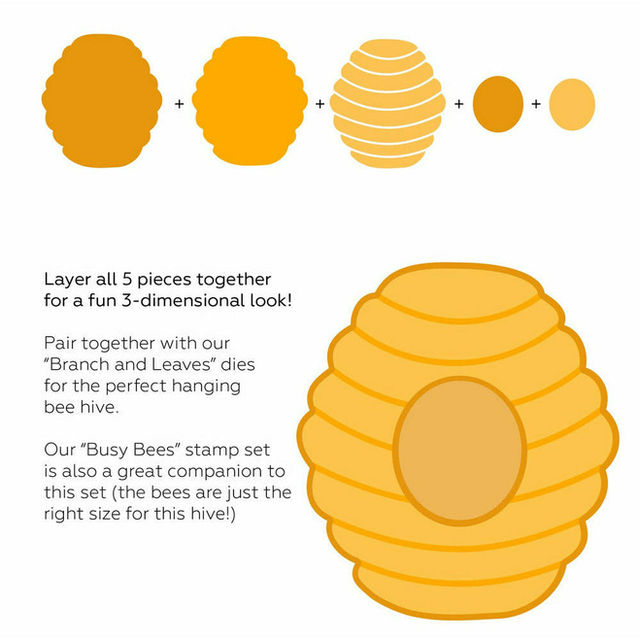 Thumbnail: Layering Bee Hive - Honey Cuts