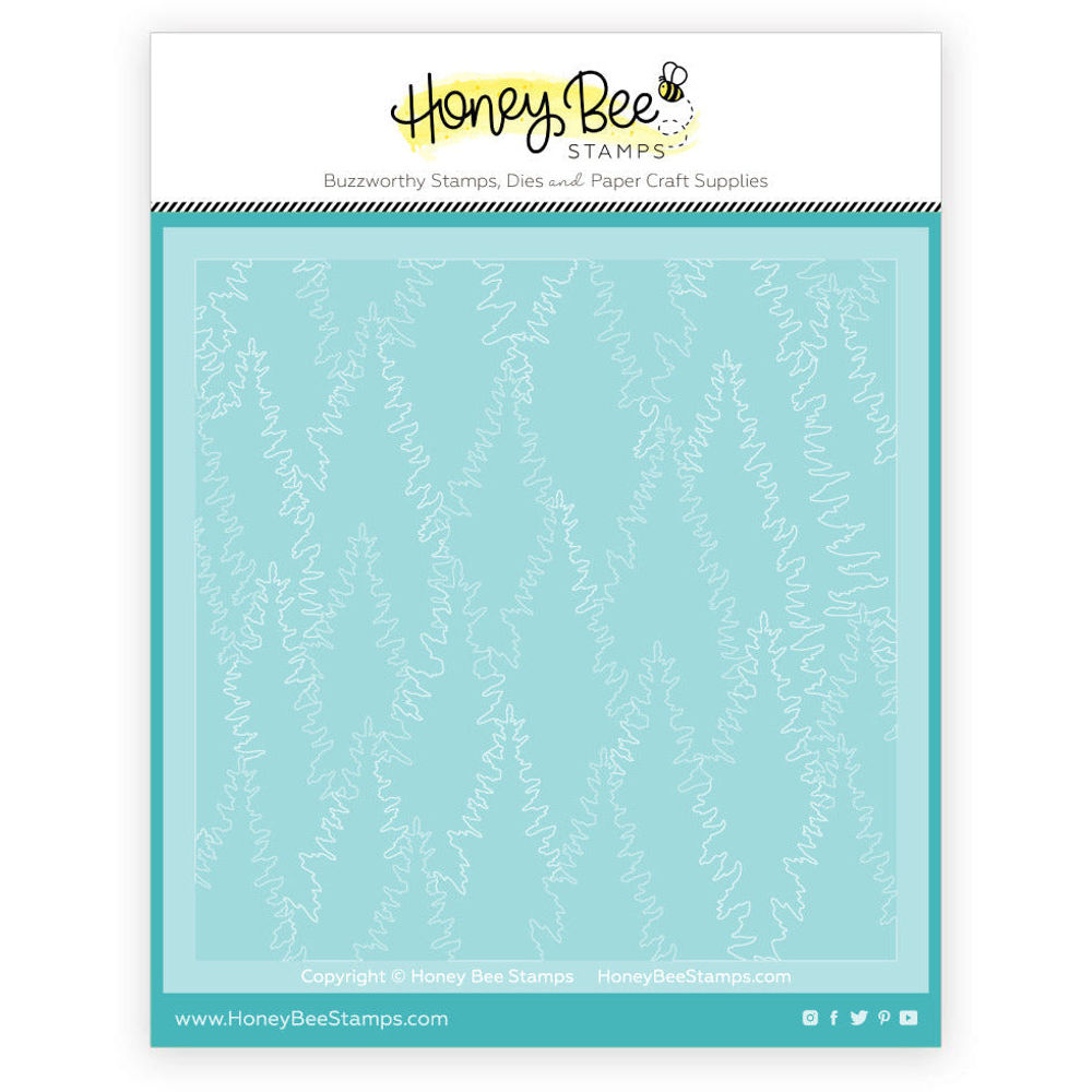 Tall Pines Set Of 4 Layering Stencils