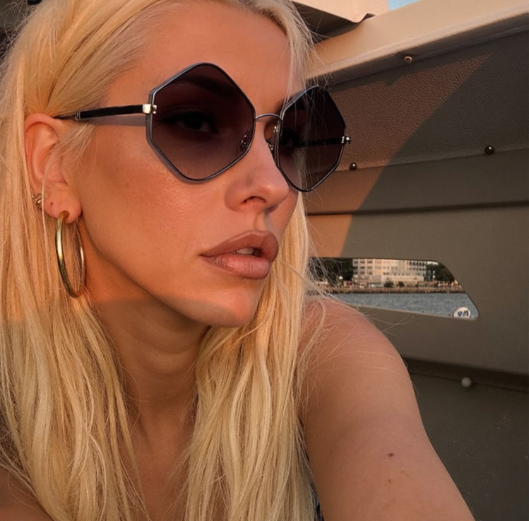 Miniatura: Amatista™ – Gafas Hexagonales Vintage para Mujer