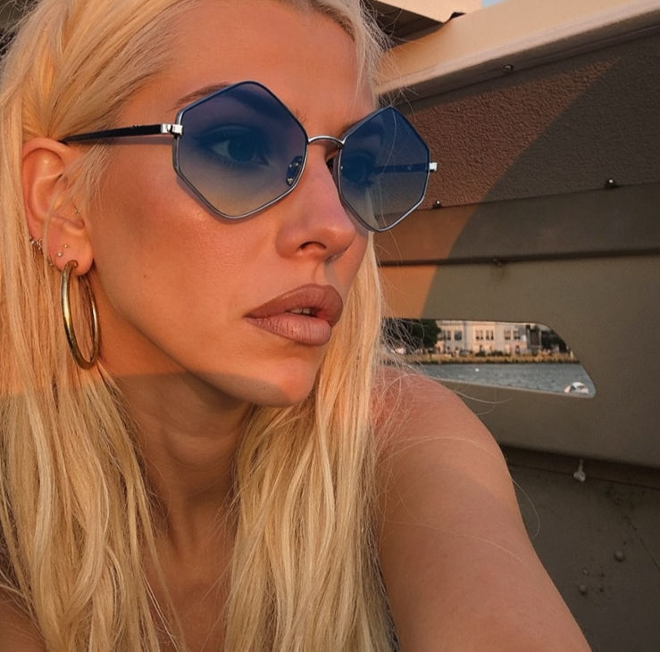 Miniatura: Amatista™ – Gafas Hexagonales Vintage para Mujer