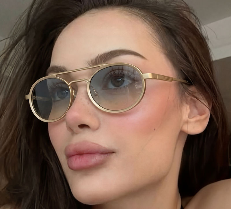 Miniatura: Valentina™ – Gafas Ovaladas Vintage para Mujer