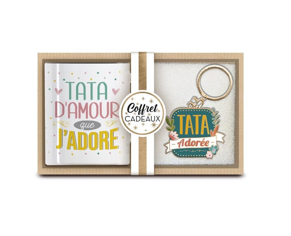 Coffret Mug + porte clé Tata