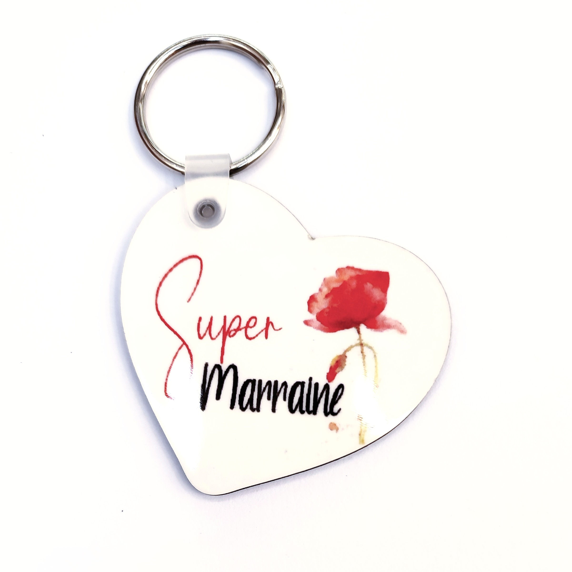 Porte clé "Super Marraine"