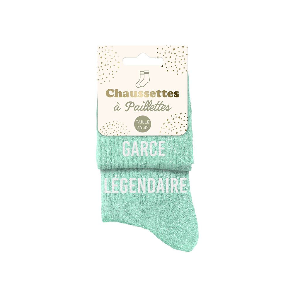 Chaussettes paillettes GARCE LEGENDAIRE