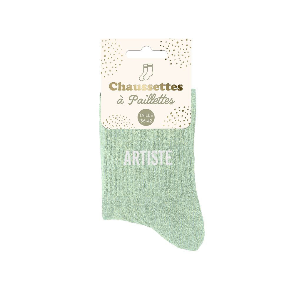 Chaussettes paillettes ARTISTE