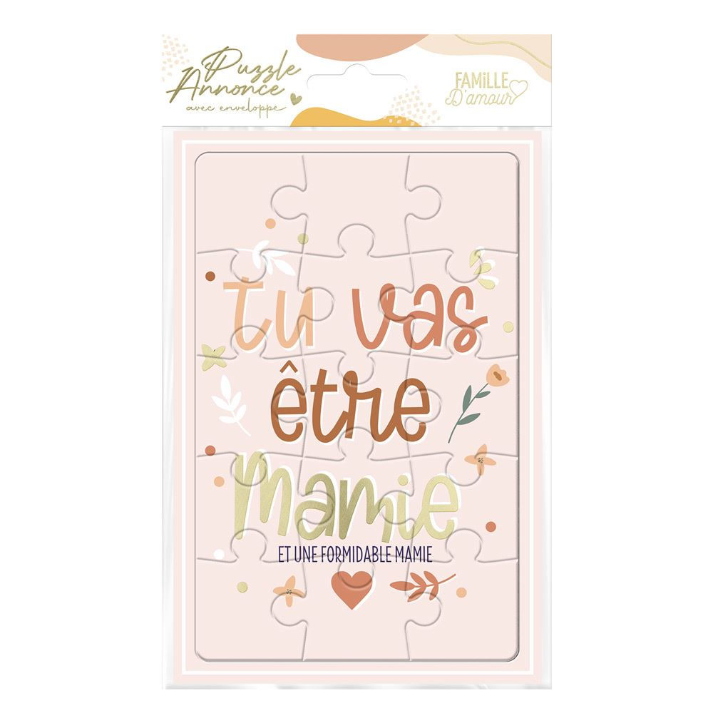 Puzzle "Tu vas être mamie"