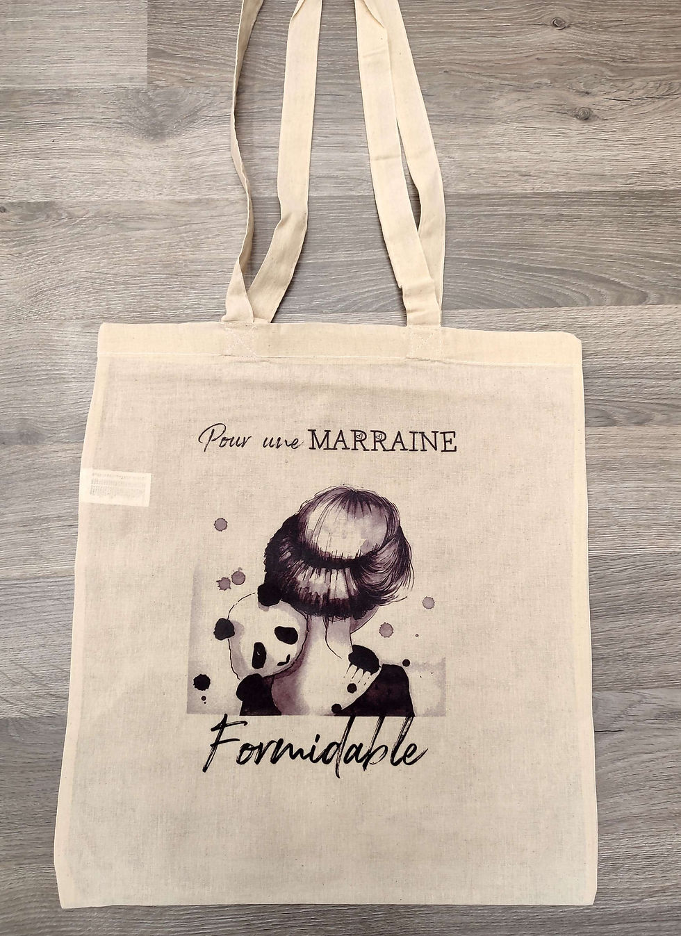 Tote Bag coton " Marraine "