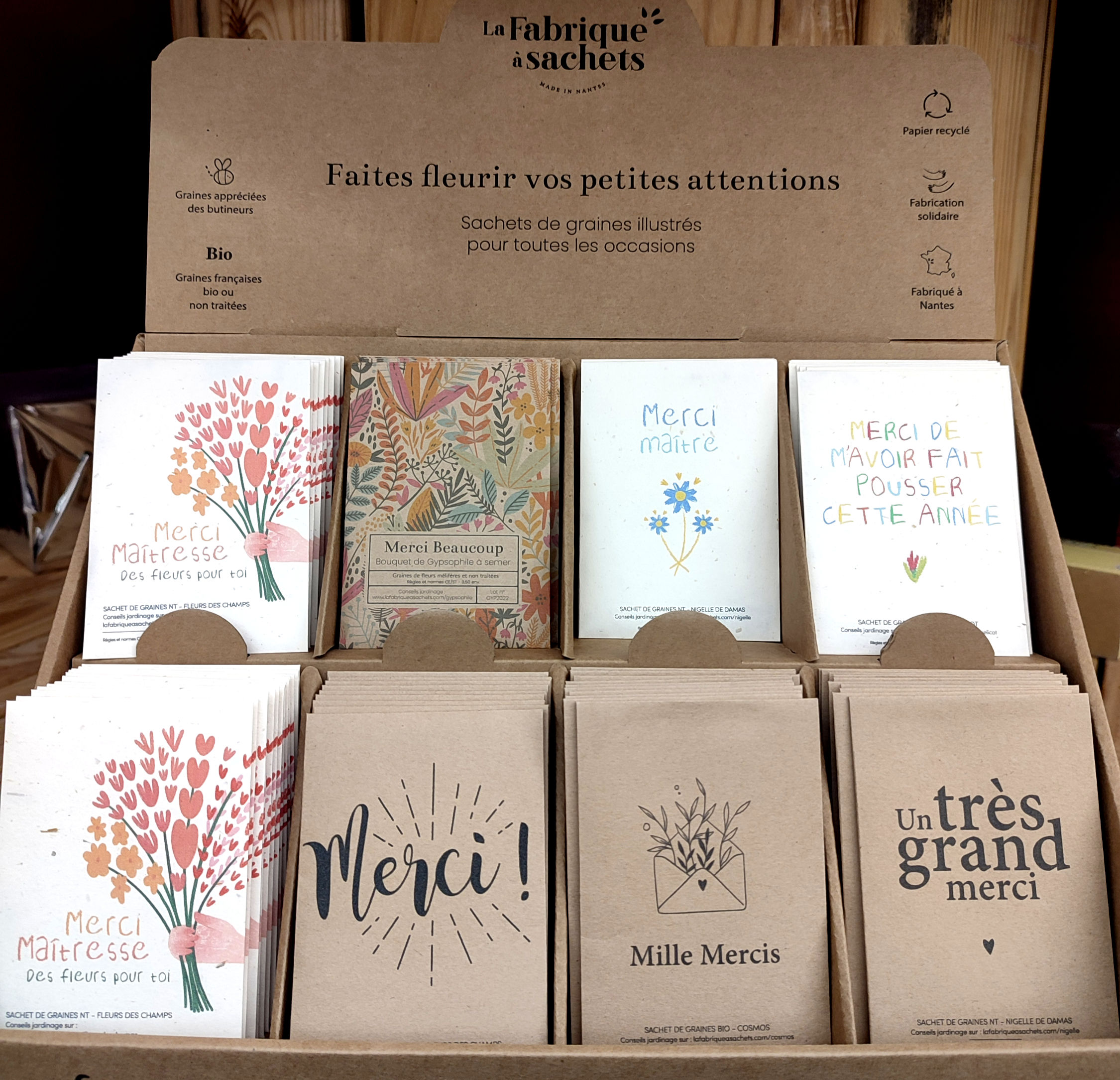 Sachet de graines à semer