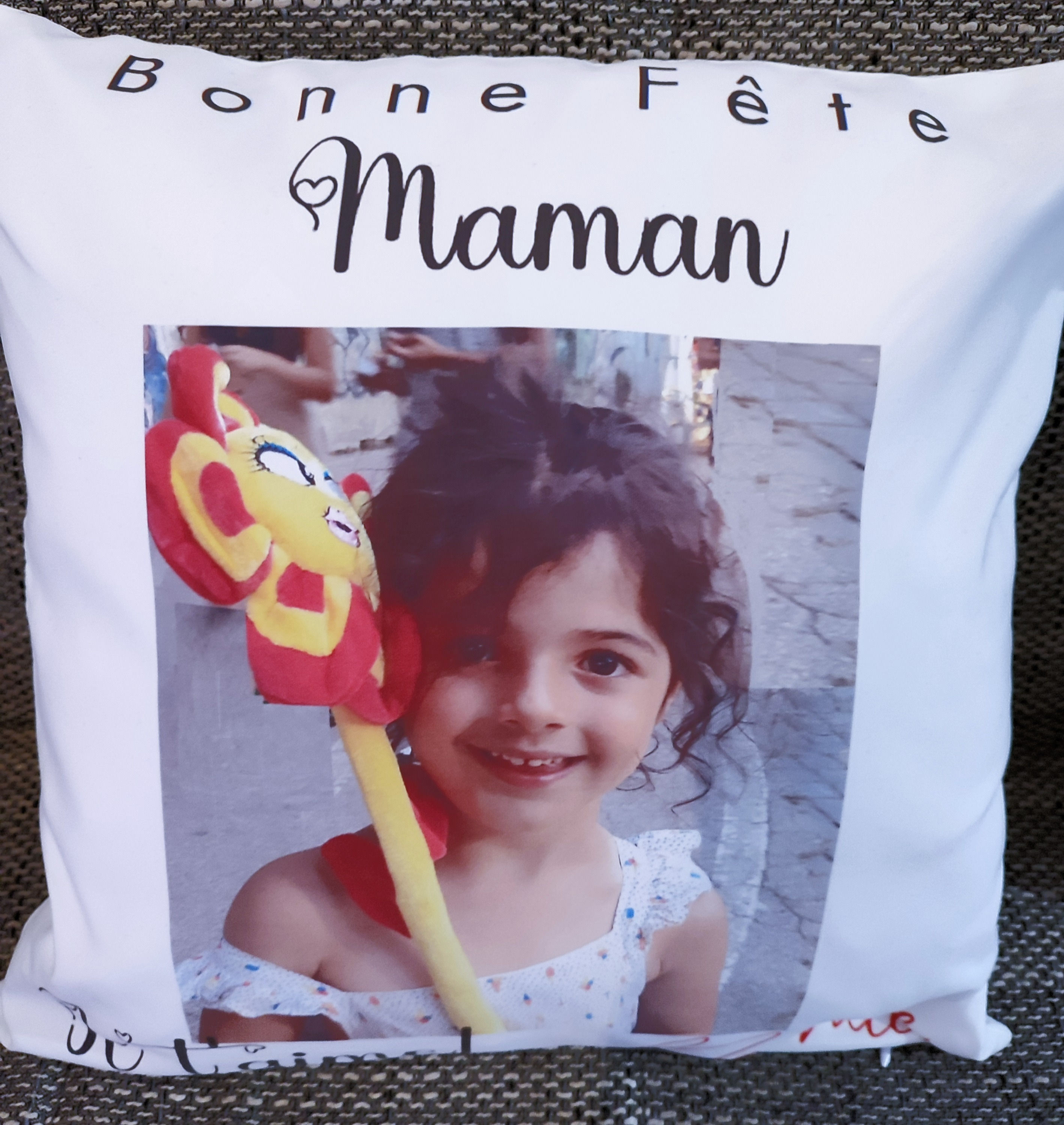 Coussin personnalisé