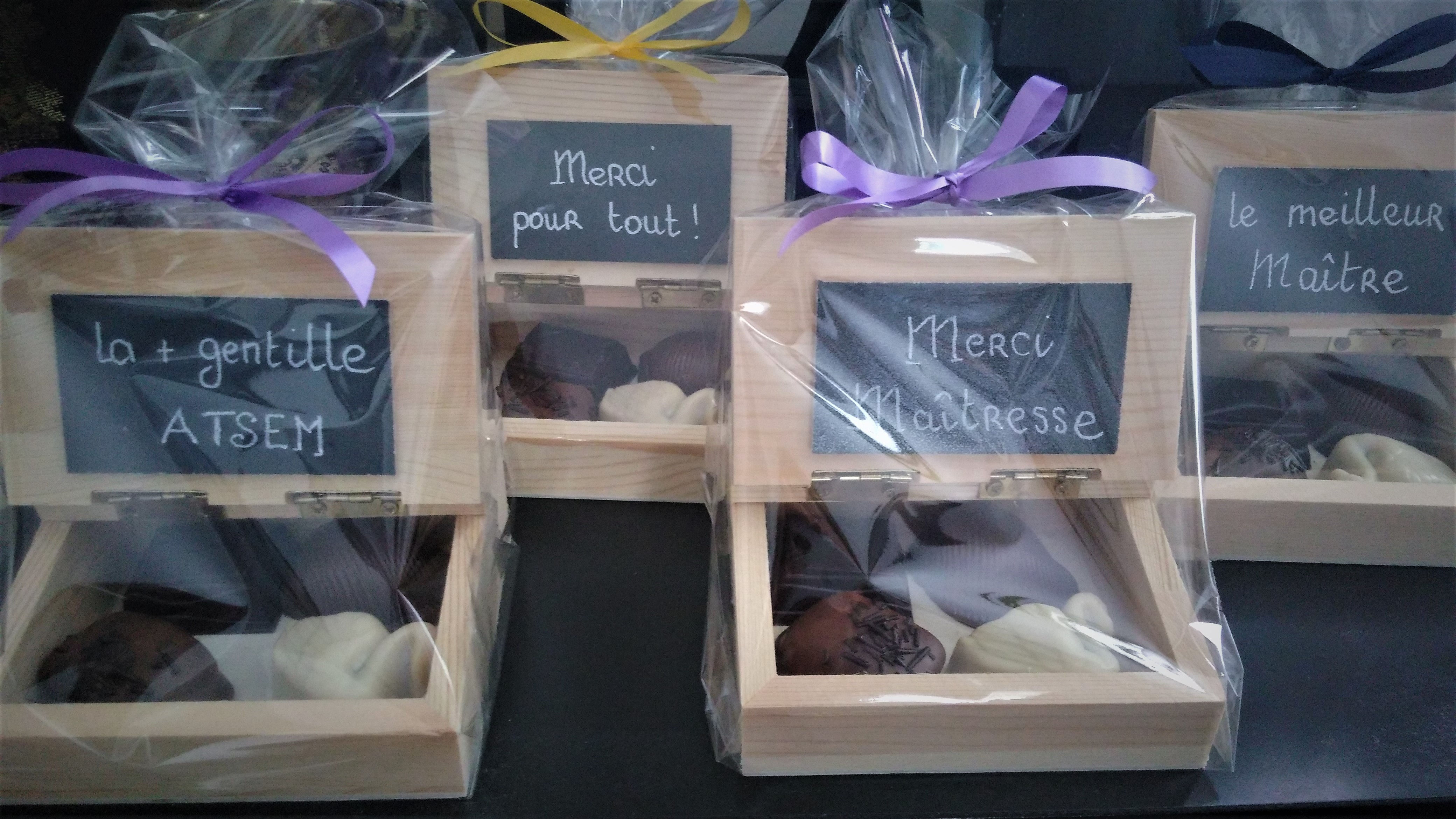 Mini pupitre 4 chocolats