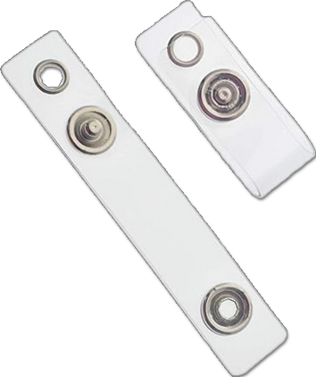 Name badge strap to connect to lanyard