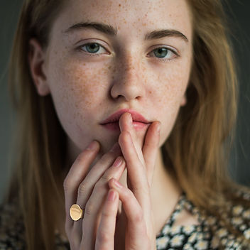 Young Girl with Freckles