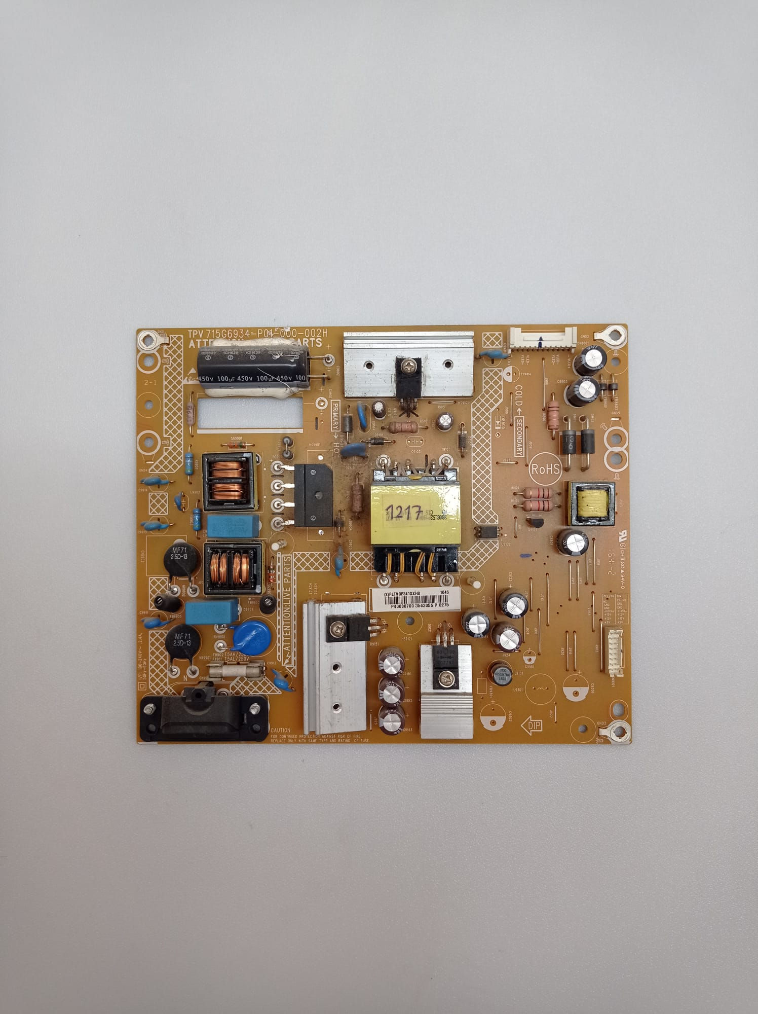 715G6934-P01-000-002H POWER BOARD, PHİLİPS 40PFK4101/12