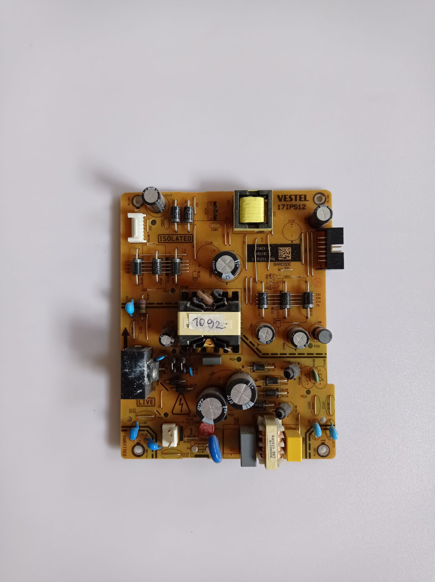 17IPS12, 23281584 POWER BOARD, HI-LEVEL43HL560