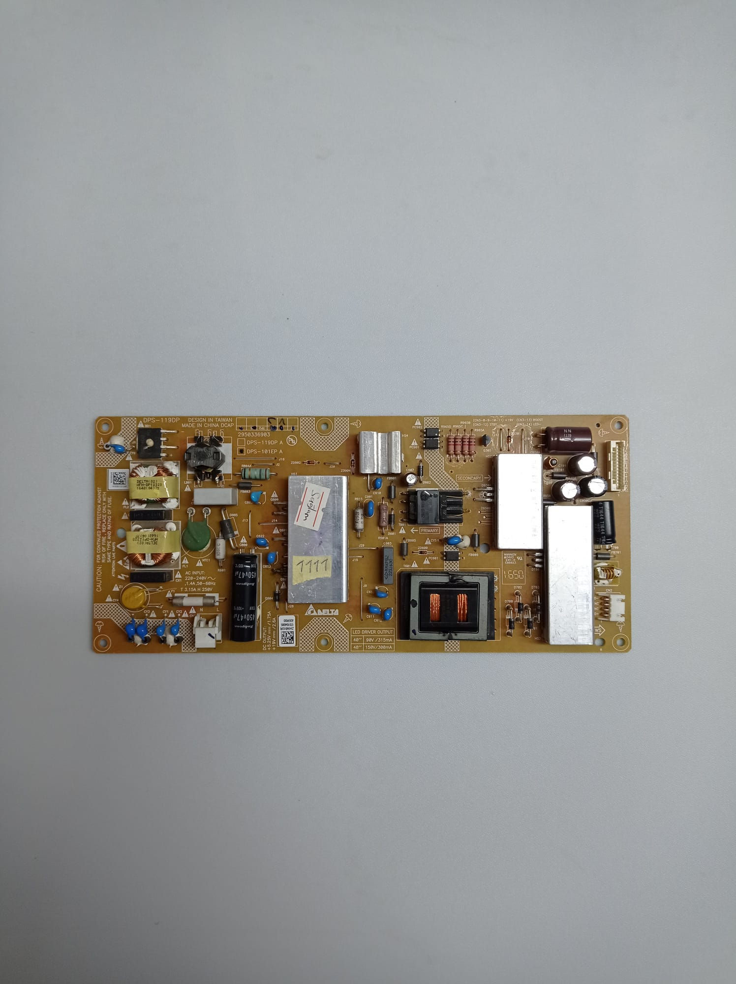 DPS-101EP A, 2950336903, ZHW910R POWER BOARD, ARÇELİK A40-LB 5533