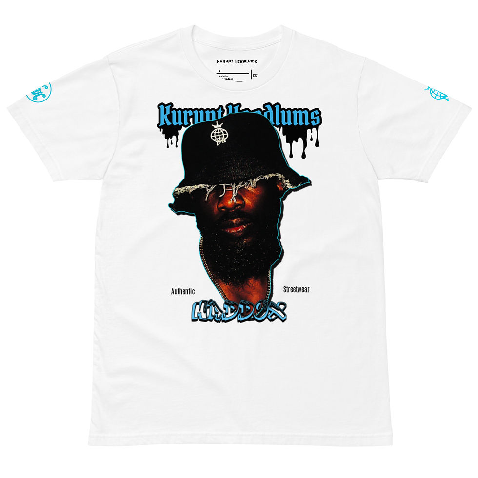 Kurupt Hoodlums "M: Bucket Hat Family Ties" Unisex Premium T-Shirt