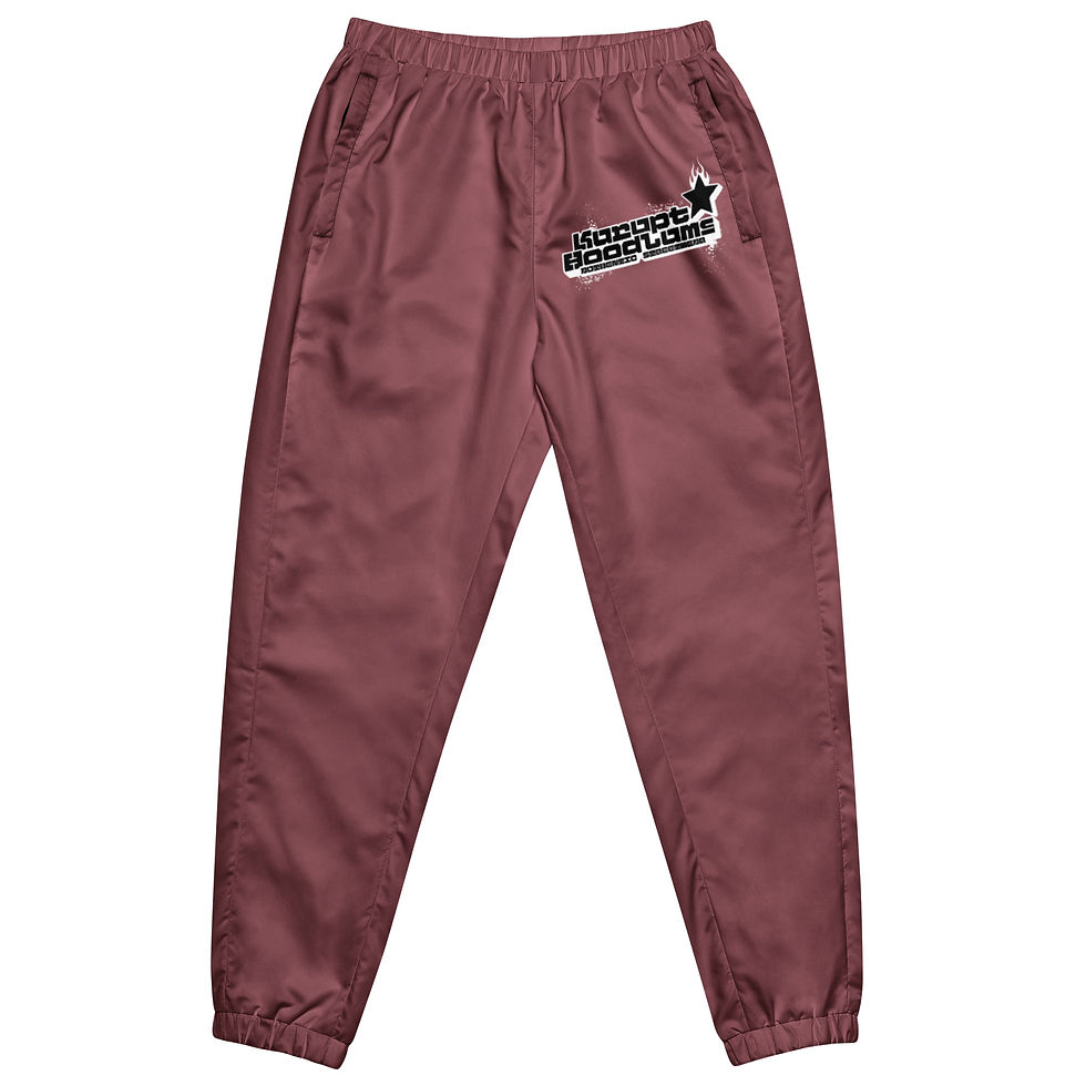 Kurupt Hoodlums "LIS: Y2K Logo Stars Brick" Unisex Track Pants
