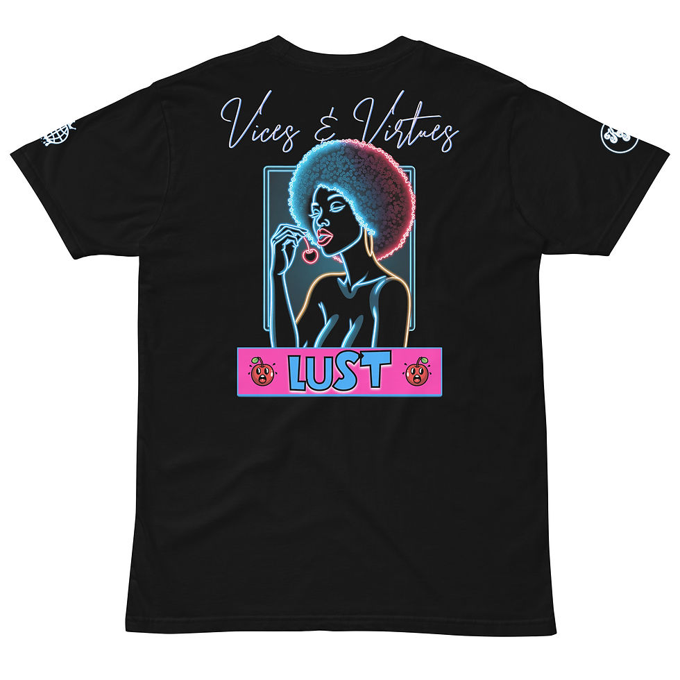 Kurupt Hoodlums "V&V: Neon Cherry Lust" Unisex Premium T-Shirt