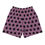 Thumbnail: Kurupt Hoodlums "LIS: Y2K Logo Stars Berry" Unisex Athletic Shorts