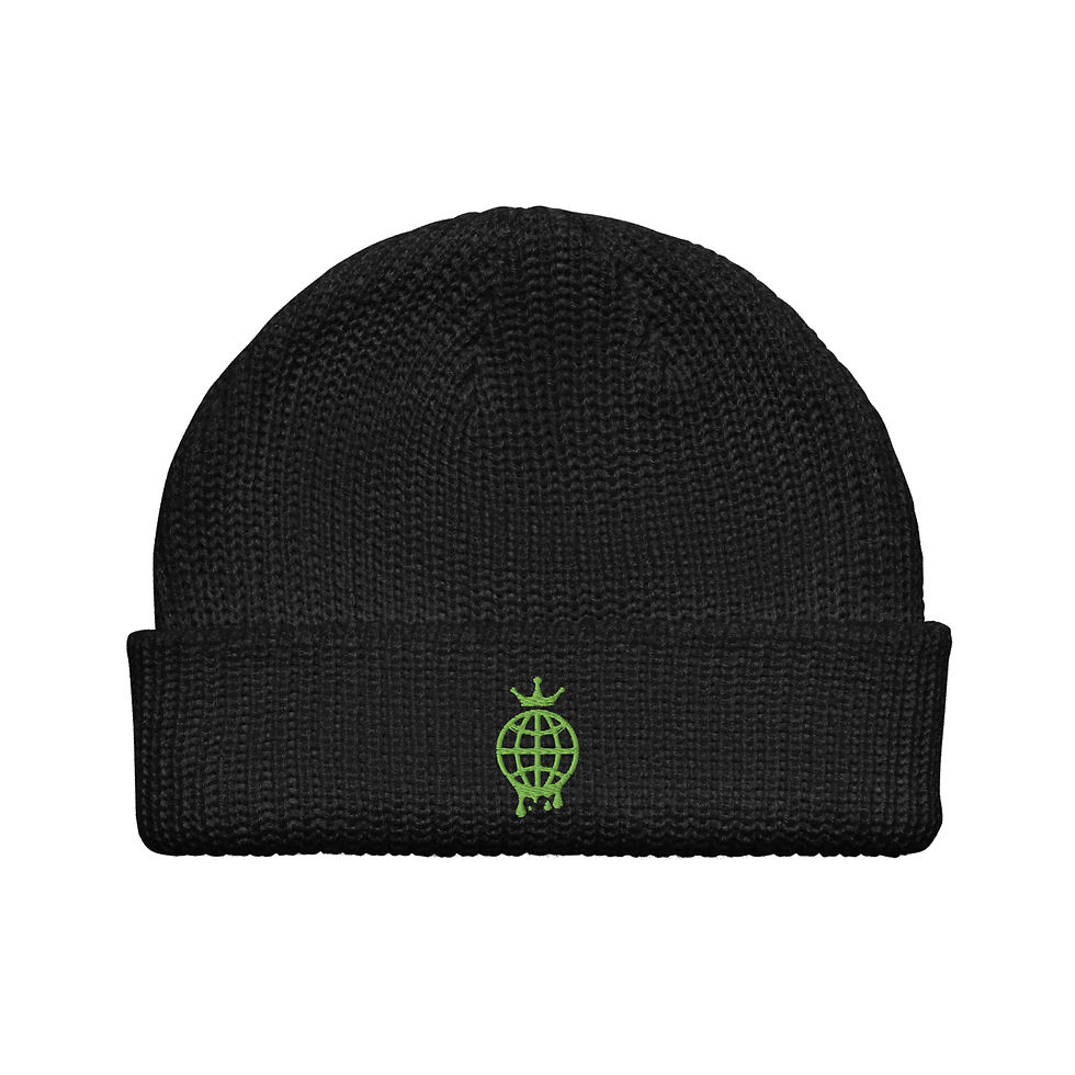 Kurupt Hoodlums "Lime Logo" Fisherman Beanie