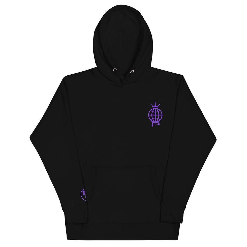 Kurupt Hoodlums "Basic Purple Logo" Unisex Hoodie